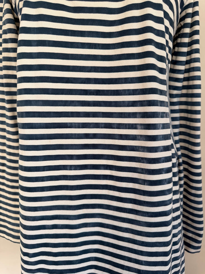 Diesel Black Gold Striped Jersey Dress