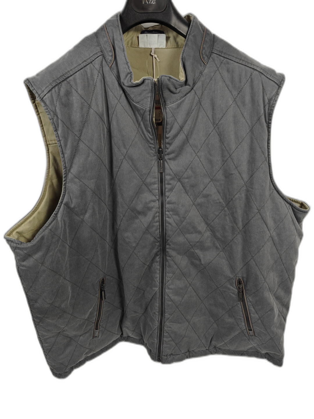 Men Tommy Bahama Boracay Reversible Vest Fog Grey 3XL