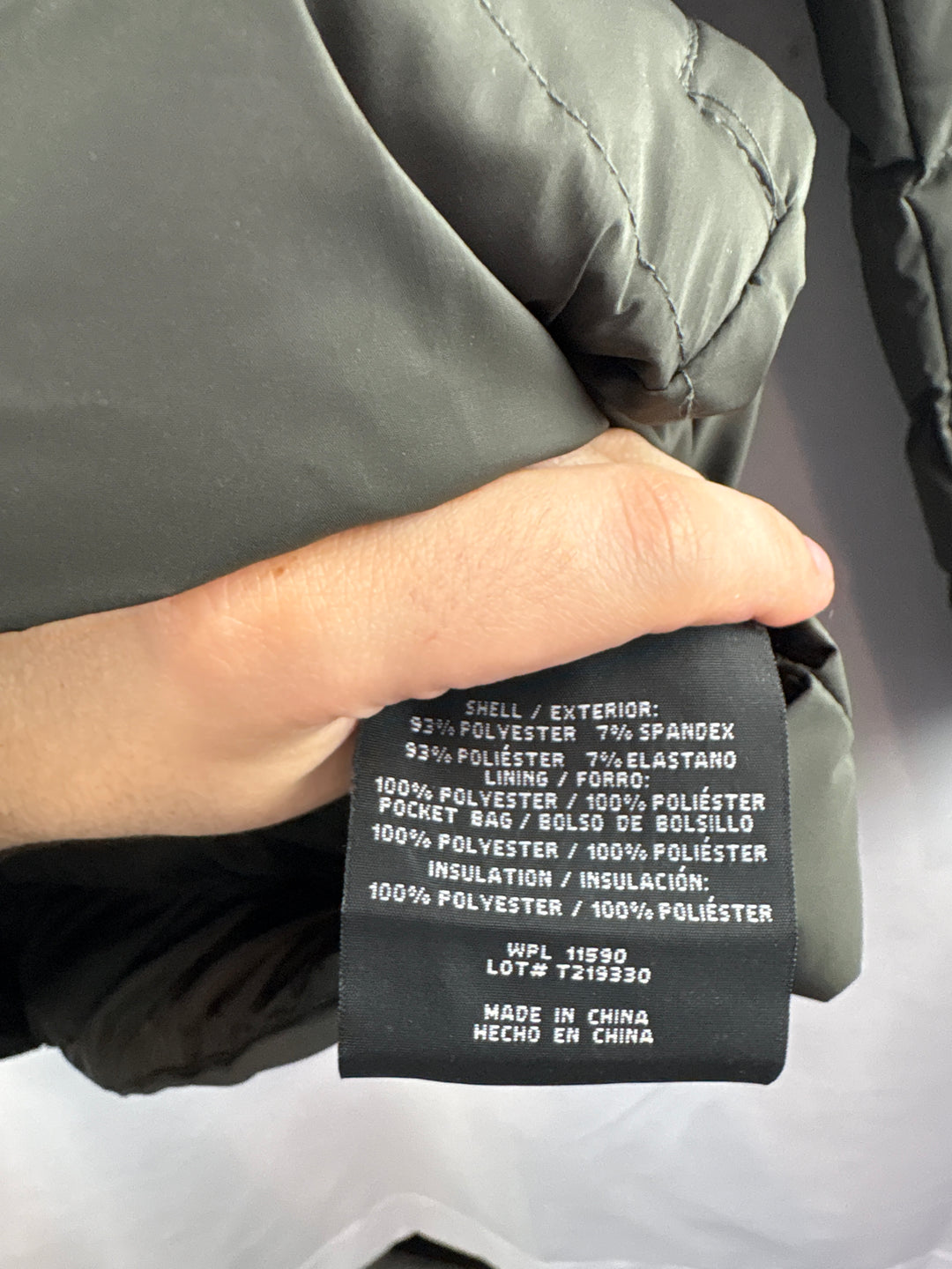 Women’s 32° Heat Small Charcoal Gray Puffer Jacket