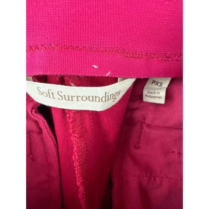 Women’s Soft Surroundings Size PXS Hot Pink Capris