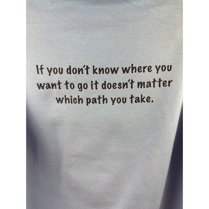 Women’s Jerzees Medium Sky Blue Inspirational Hoodie