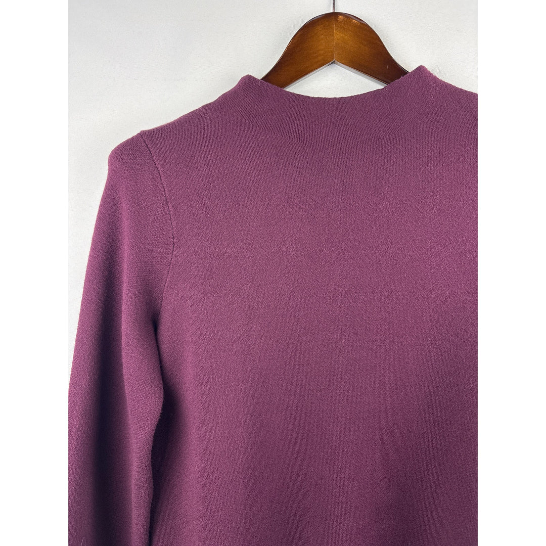 Women’s Chico’s Small Plum Mock Turtleneck Sweater