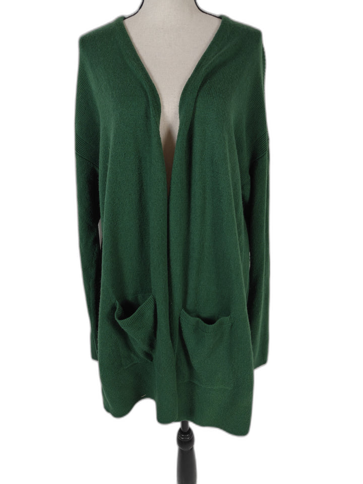 Women Ann Taylor Cardigan Green XL