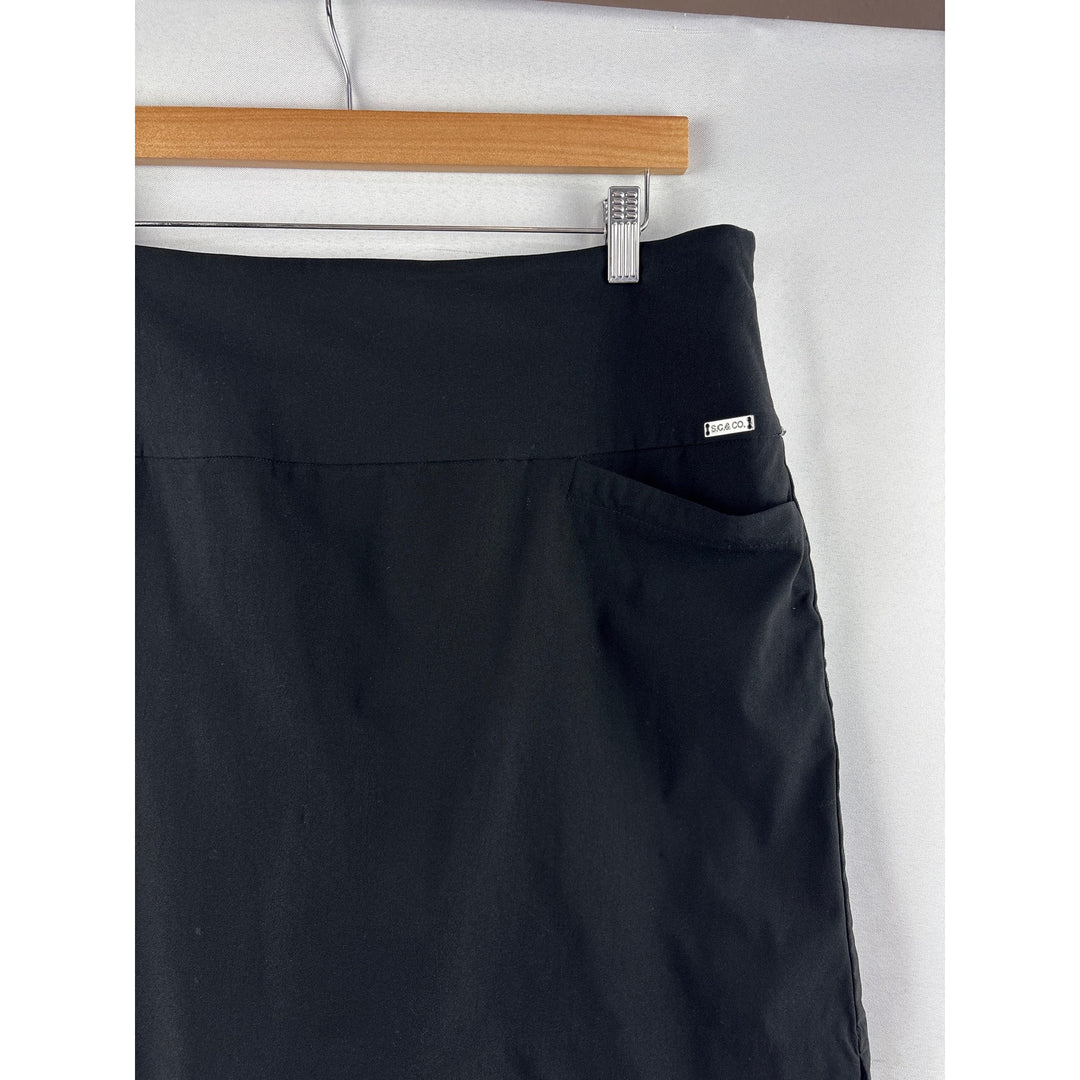 Women’s S.C. & Co. XL BlacK Mini Skort