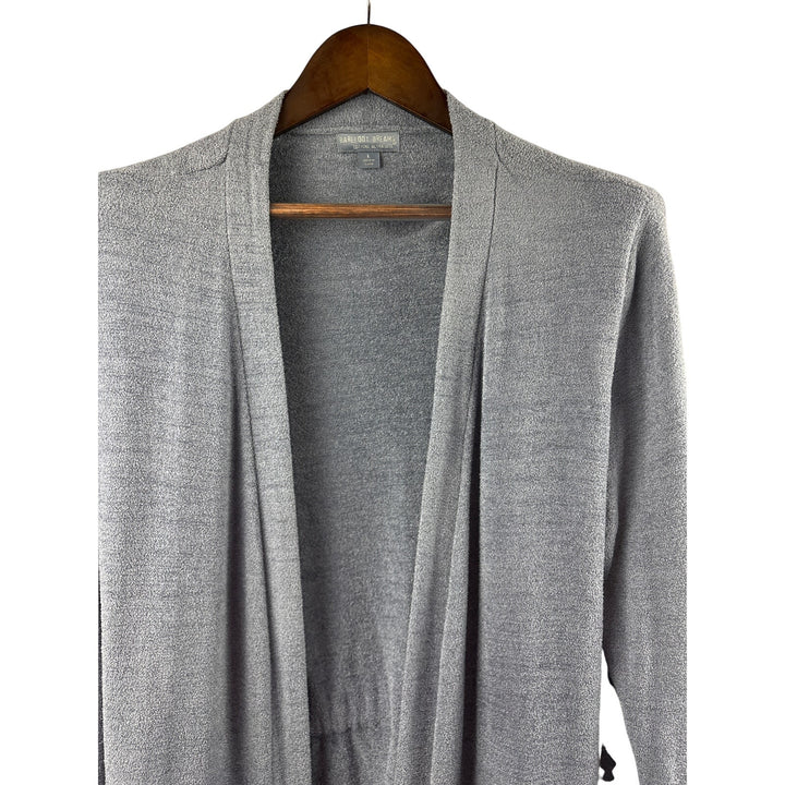 Women’s Barefoot Dreams Large Denim Blue Plush Cardigan