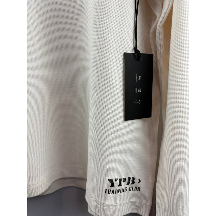 Men’s YPB Large Cream Long Sleeve Waffle Shirt