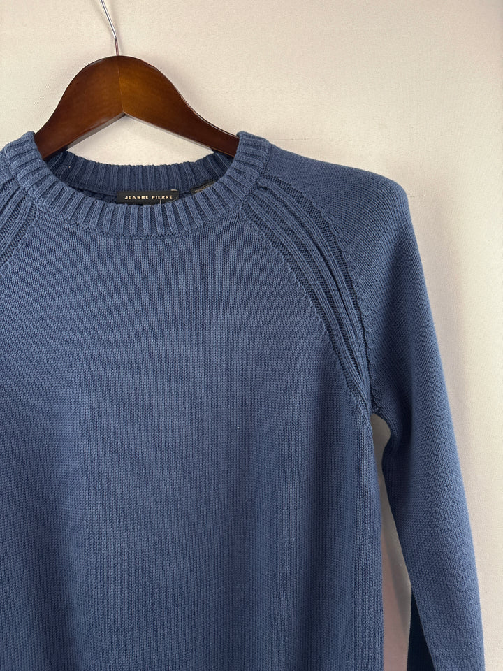 Women’s Jeanne Pierre Small Navy Pullover Sweater