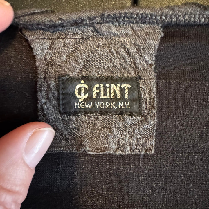 CJ Flint Women's Gray Destructed Open-Front Cardigan. Art-to-Wear, One Size
