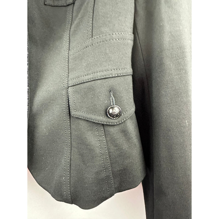 Women’s INC Black Embellished Tailored Jacket Size Small