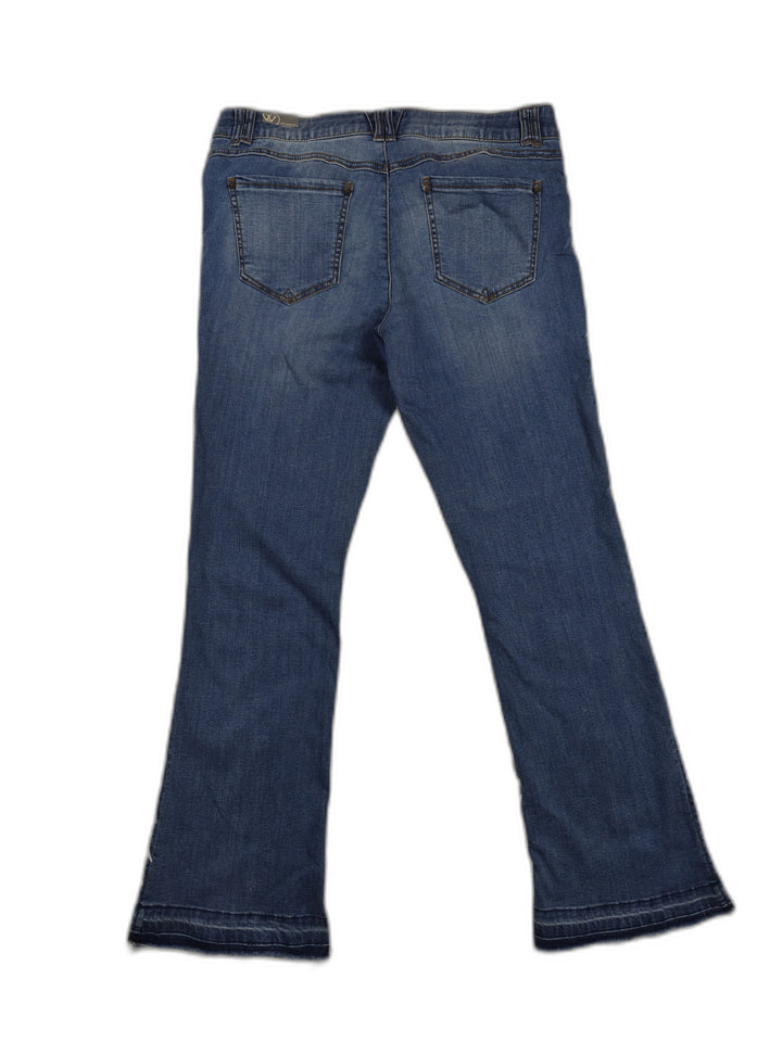 Womens Wit And Wisdom Ab Solution Itty Bitty Bootcut Jeans Blue Size 12 NWT