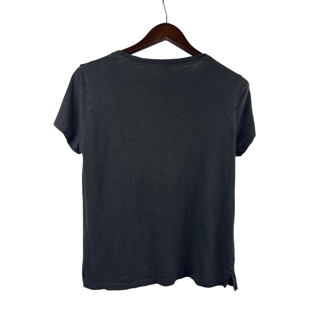 Women’s Madewell Medium Black V-Neck T-Shirt