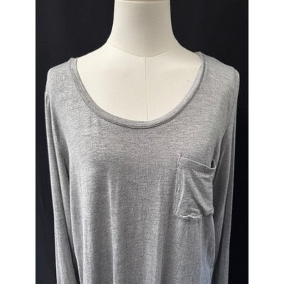 Women’s Kelly Renee Grey Silver Long Sleeve Sz L