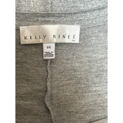 Women’s Kelly Renee Grey Silver Long Sleeve Sz L
