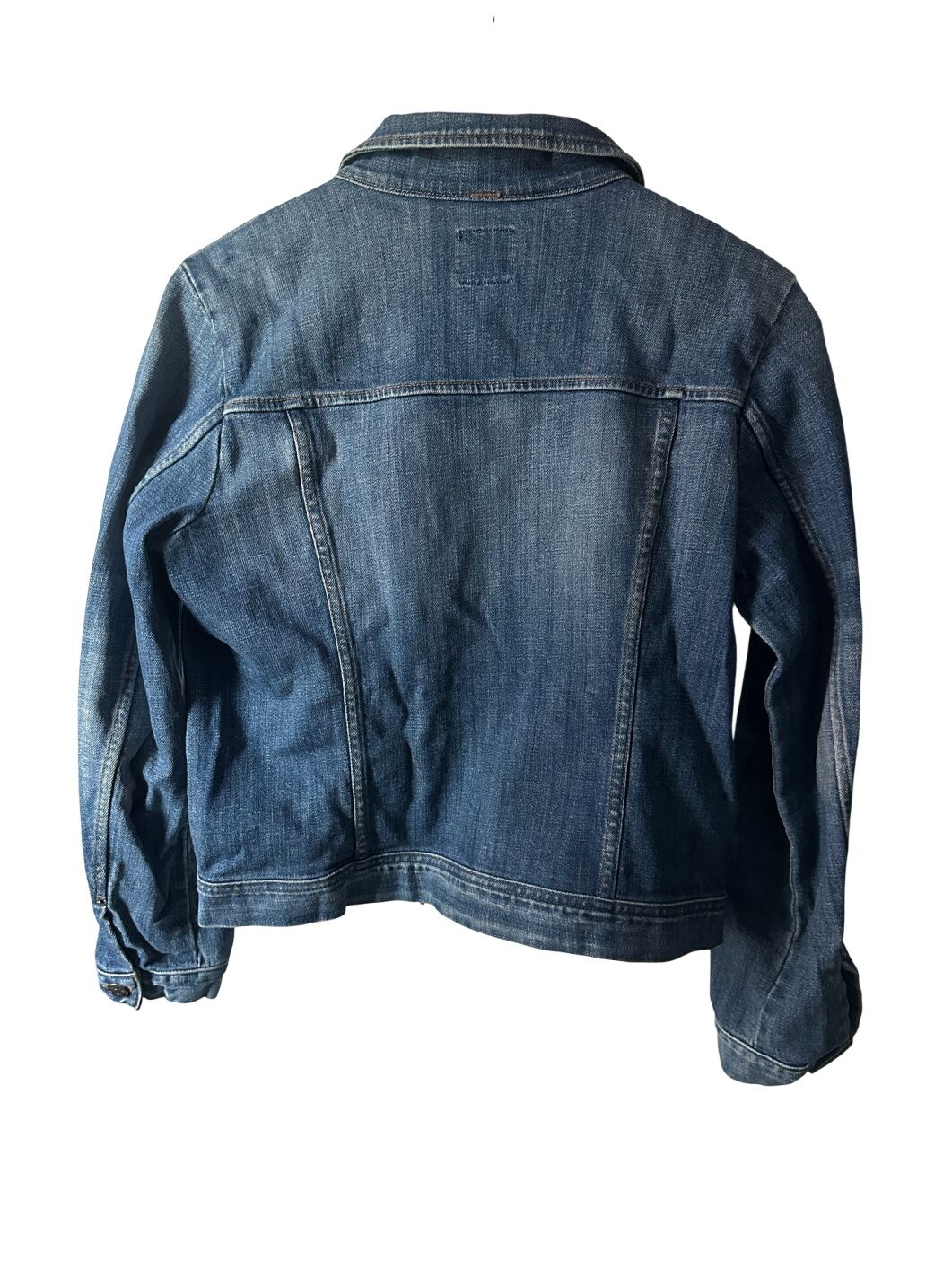 JCrew Women Medium Wash Denim Trucker Jacket Classic Fit