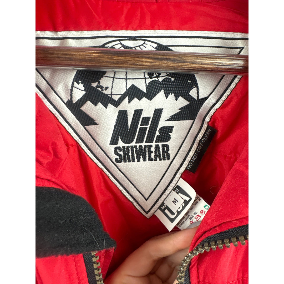 Men’s Nils Skiwear Medium Bright Red Winter Ski Coat