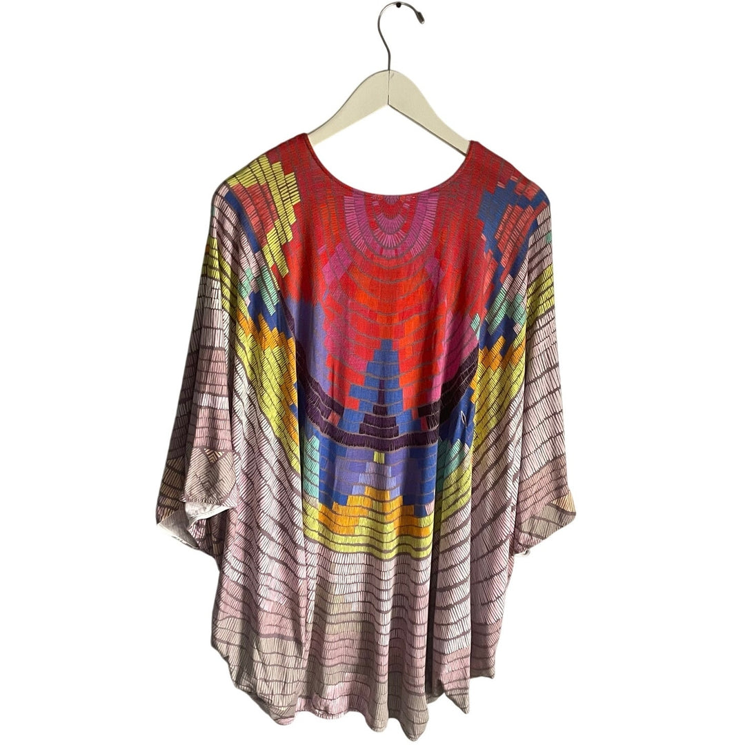Mara Hoffman Swim Cover Up One size Boho Maximalist 48" Wide Vacation Resort