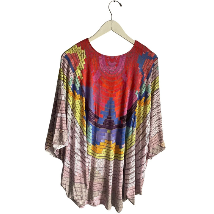 Mara Hoffman Swim Cover Up One size Boho Maximalist 48" Wide Vacation Resort