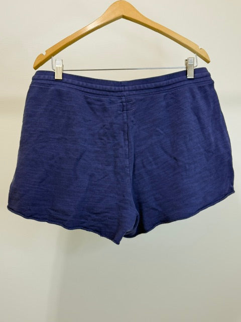 J.Crew Vintage Fleece Drawstring Shorts Blue SzL