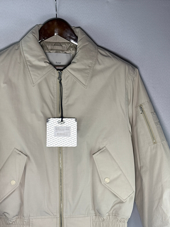 Unisex Dunst Small Cream Collard Bomber Jacket