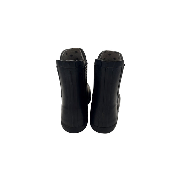 Women’s London Fog Size 9 Black Rubber Ankle Rainboots
