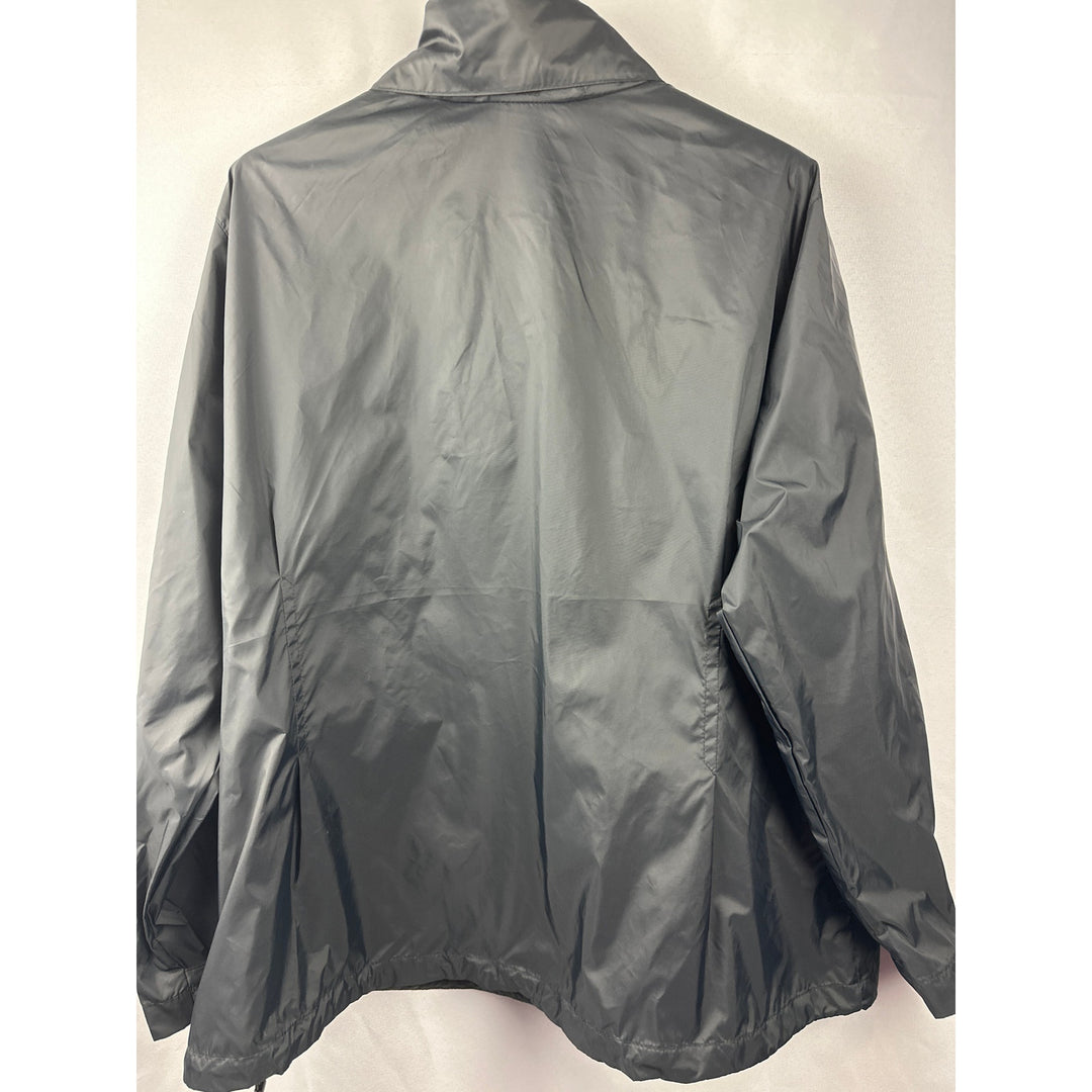 Women’s Columbia Black Windbreaker w/ Hood Size 3X