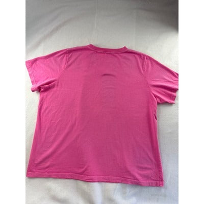 Women’s Fresh Produce Size 3X Pink V-Neck T-Shirt.