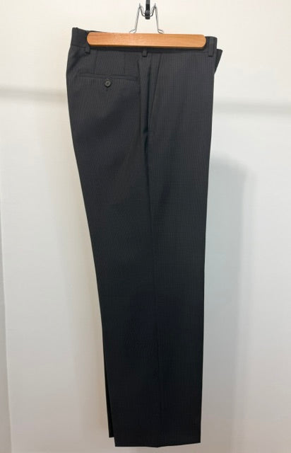 BOSS Dark Brown/Black Check Dress Slacks – Size 34R, Inseam 31.5
