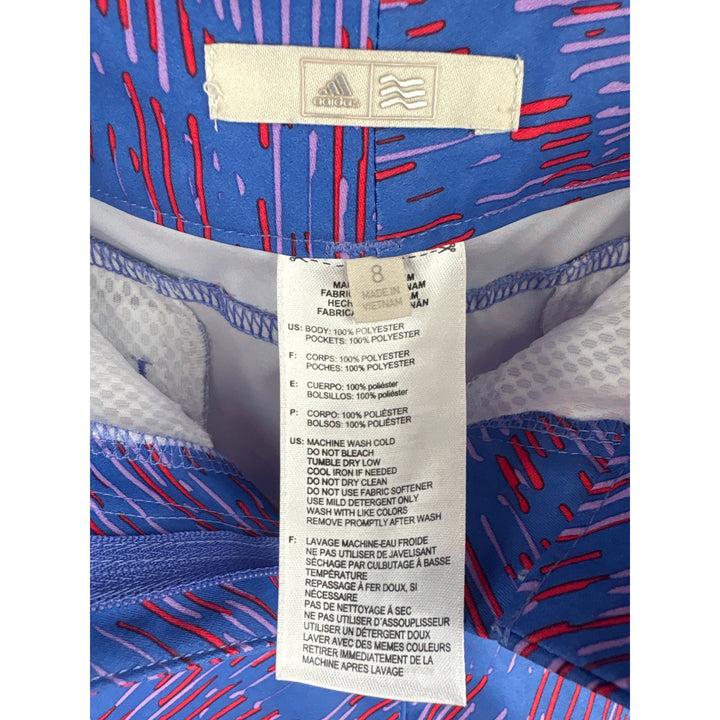 Adidas Womens Size 8 Patterned Golf Shorts