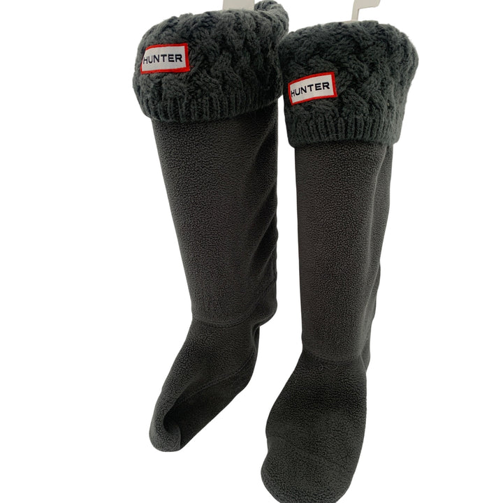 Women’s Hunter Gray Liner Boot Sock with a Wool Accent Size M