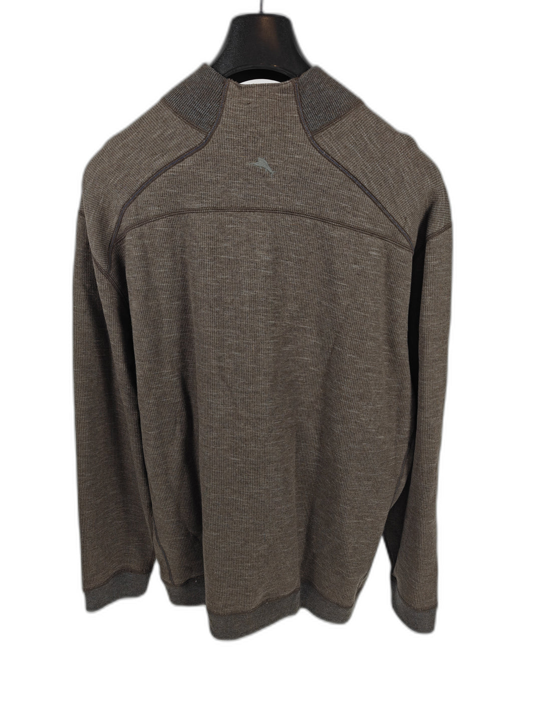 Mens Tommy Bahama Reversible Half Zip Pullover Brown 3XL