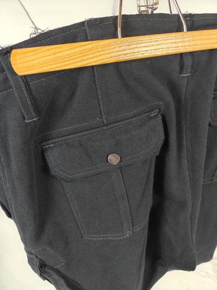 Mens Ion Cargo Shorts Black Size 36