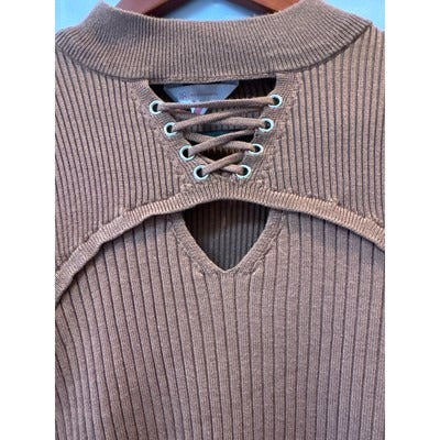 No Boundaries Cropped Long Sleeve Sweater Juniors XL