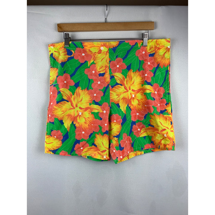 Cest Joli Men Floral Shorts Medium Pol