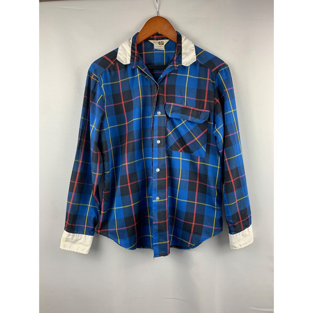 sears dress shirts Vintage 1970s Sears Men's Maroon Dress Shirt Size Large RENTAL L933 Divine Finds
