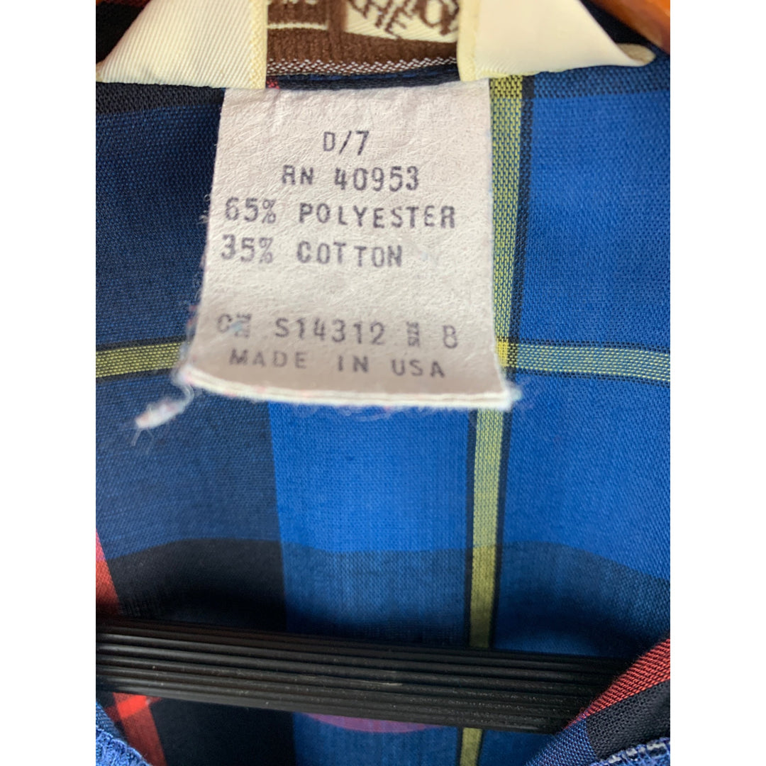 Vintage Sears The Fashion Place Women’s Plaid Shirt