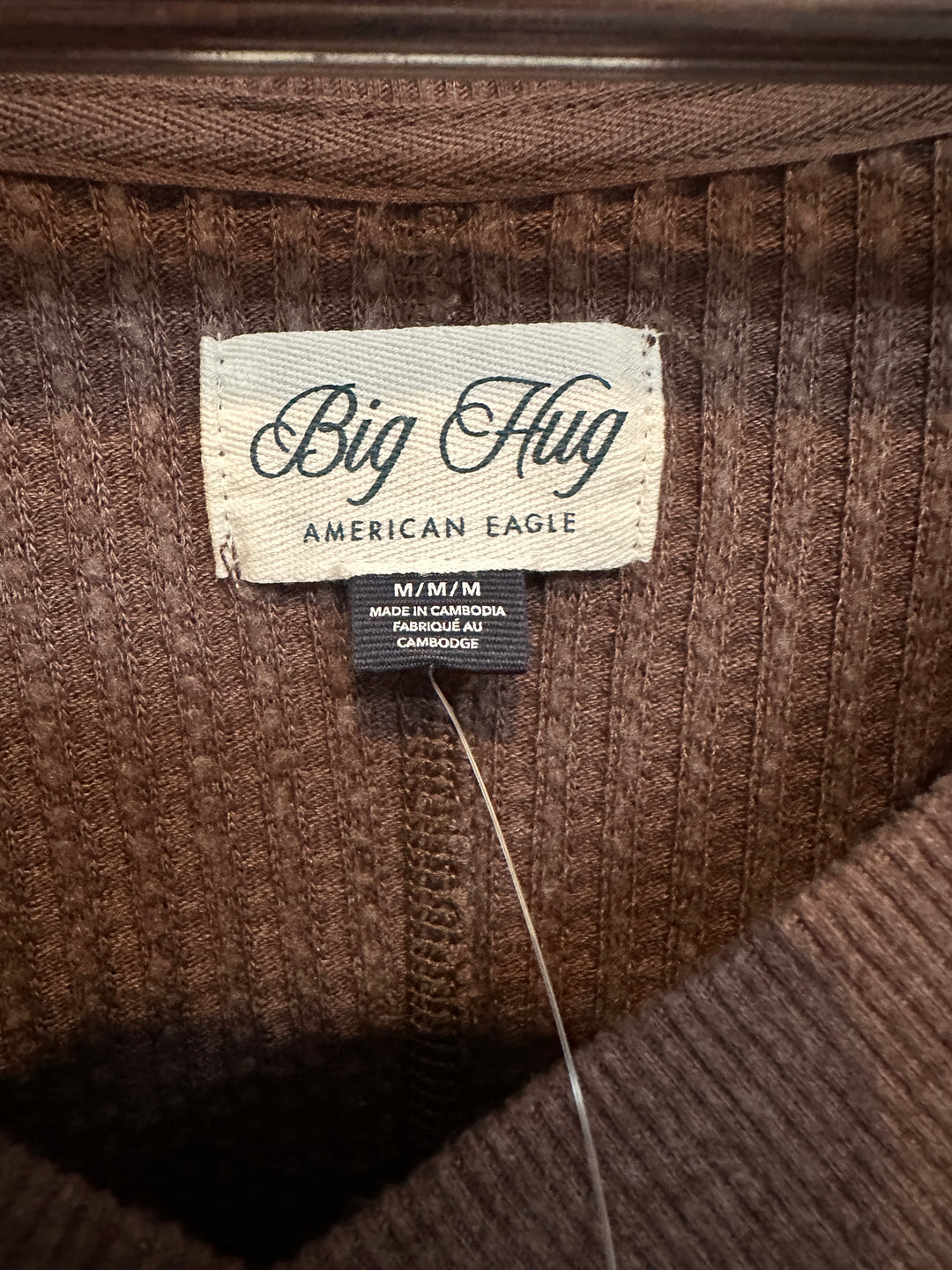 Women’s American Eagle Big Hug Brown Sweater Size M