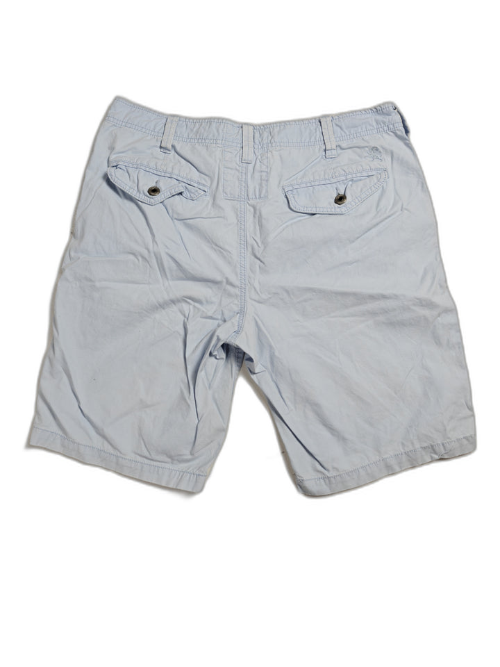 Mens Express Chino Shorts Light Blue Size 34