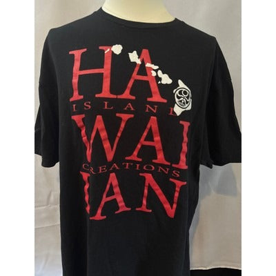Hawaiian Island Creations Black Graphic Tee