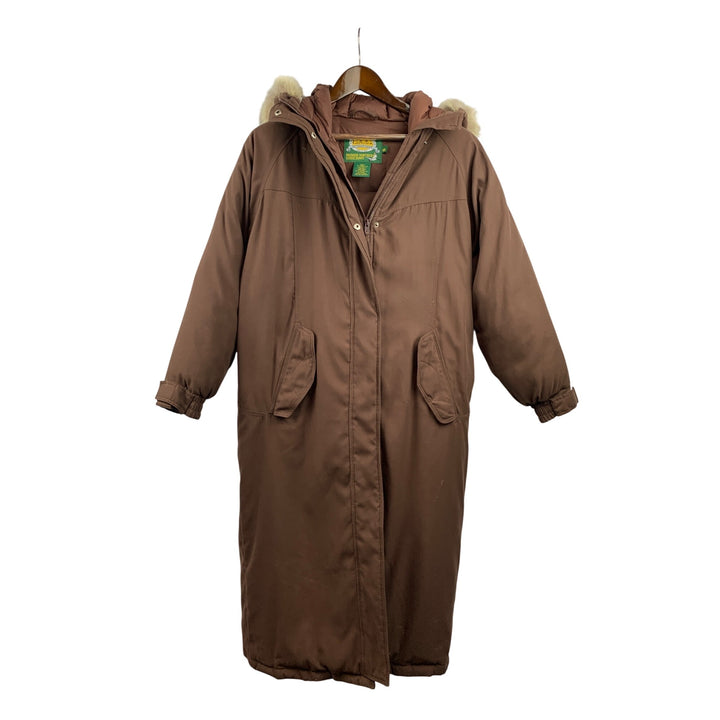 Women’s Cabela's Long Brown Trench Coat Size M
