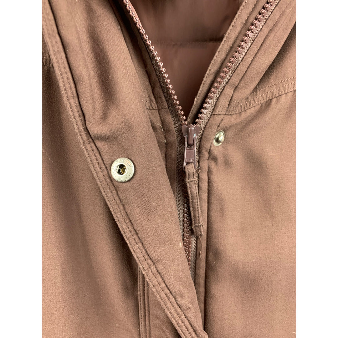 Women’s Cabela's Long Brown Trench Coat Size M