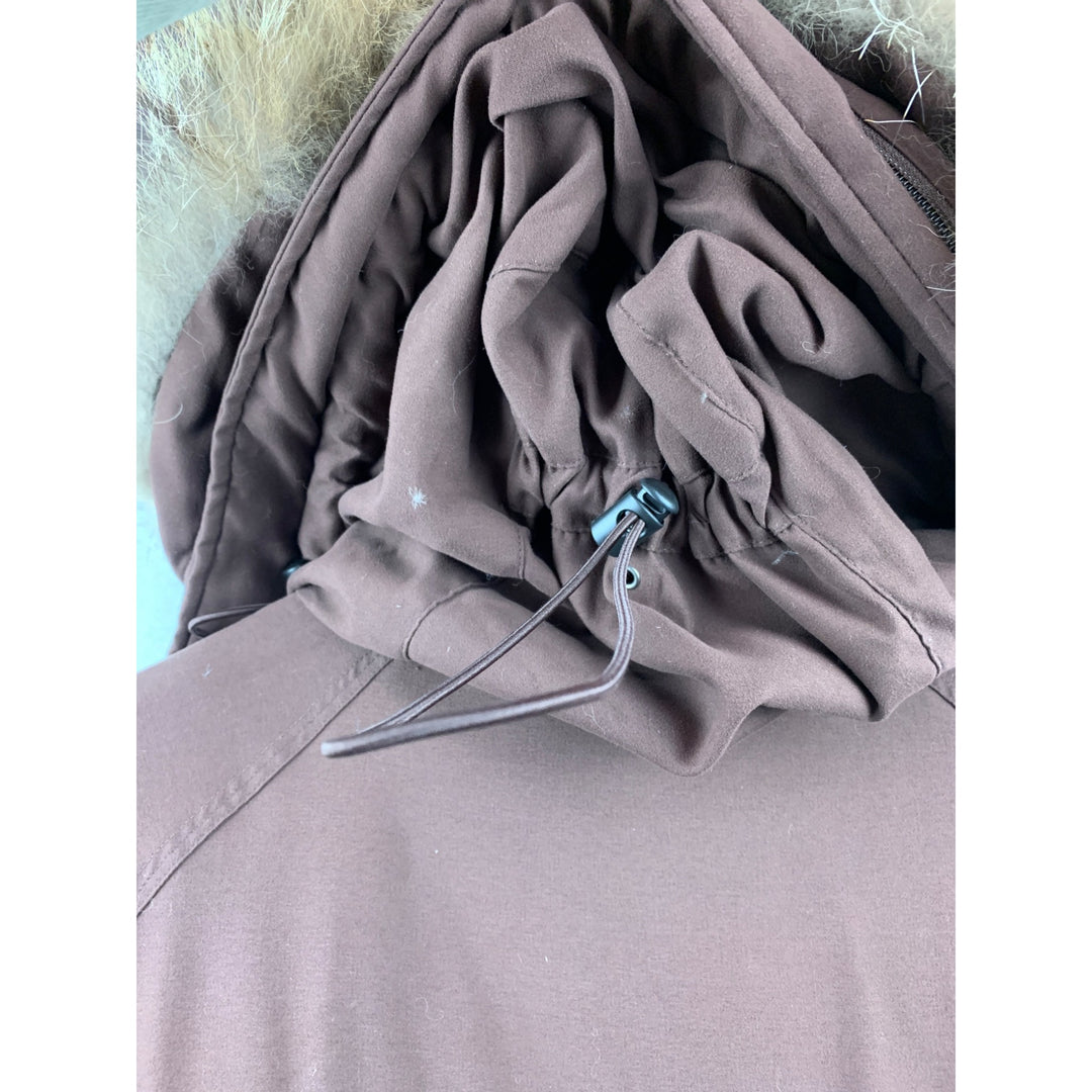 Women’s Cabela's Long Brown Trench Coat Size M