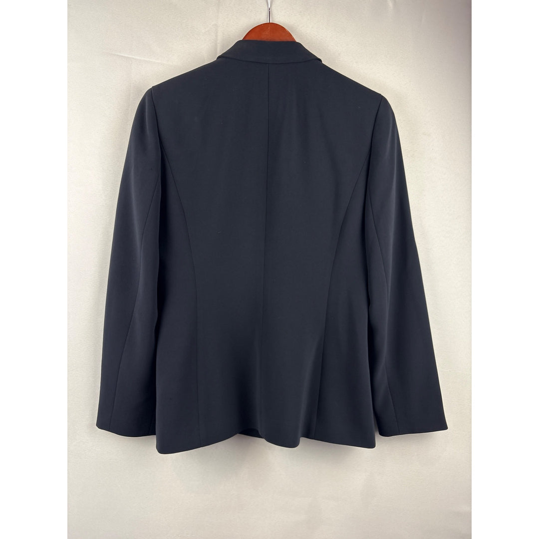 Ann Taylor Womens Black Blazer Jacket Size 6P Polyester/Rayon Blend