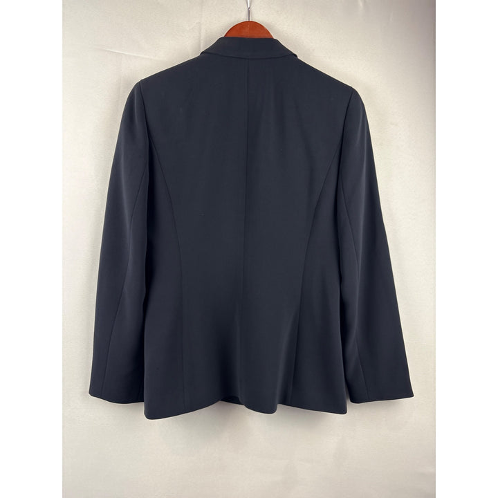 Ann Taylor Womens Black Blazer Jacket Size 6P Polyester/Rayon Blend
