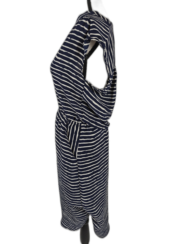 Women’s Banana Republic Maxi Dress Navy White 00P