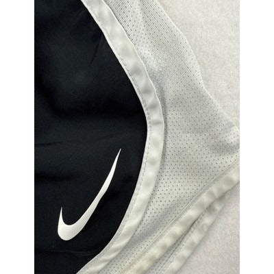 Nike Dri-FIT Womens Running Shorts M Black & White Athletic Wear