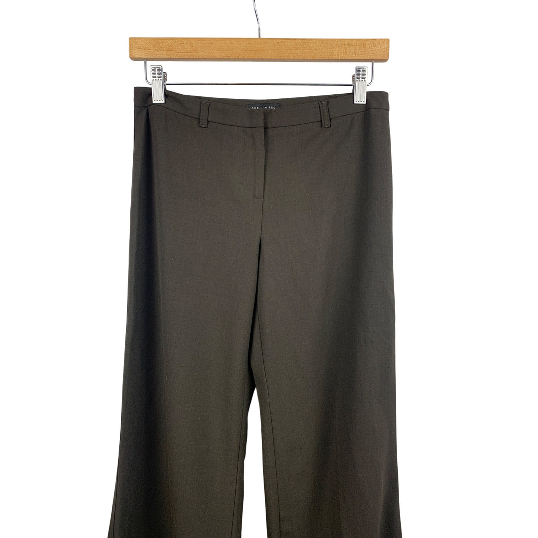 The Limited Womens Brown Flare Leg Pants Size 2S
