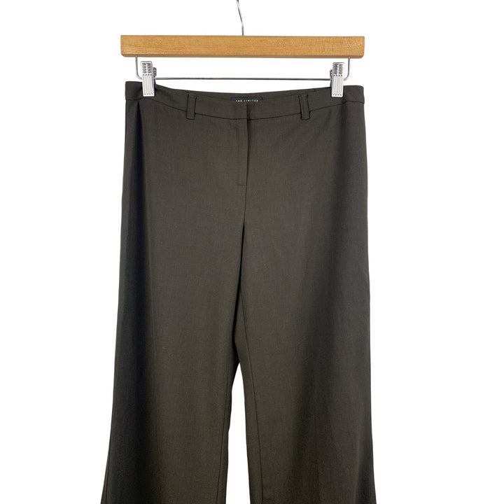 The Limited Womens Brown Flare Leg Pants Size 2S