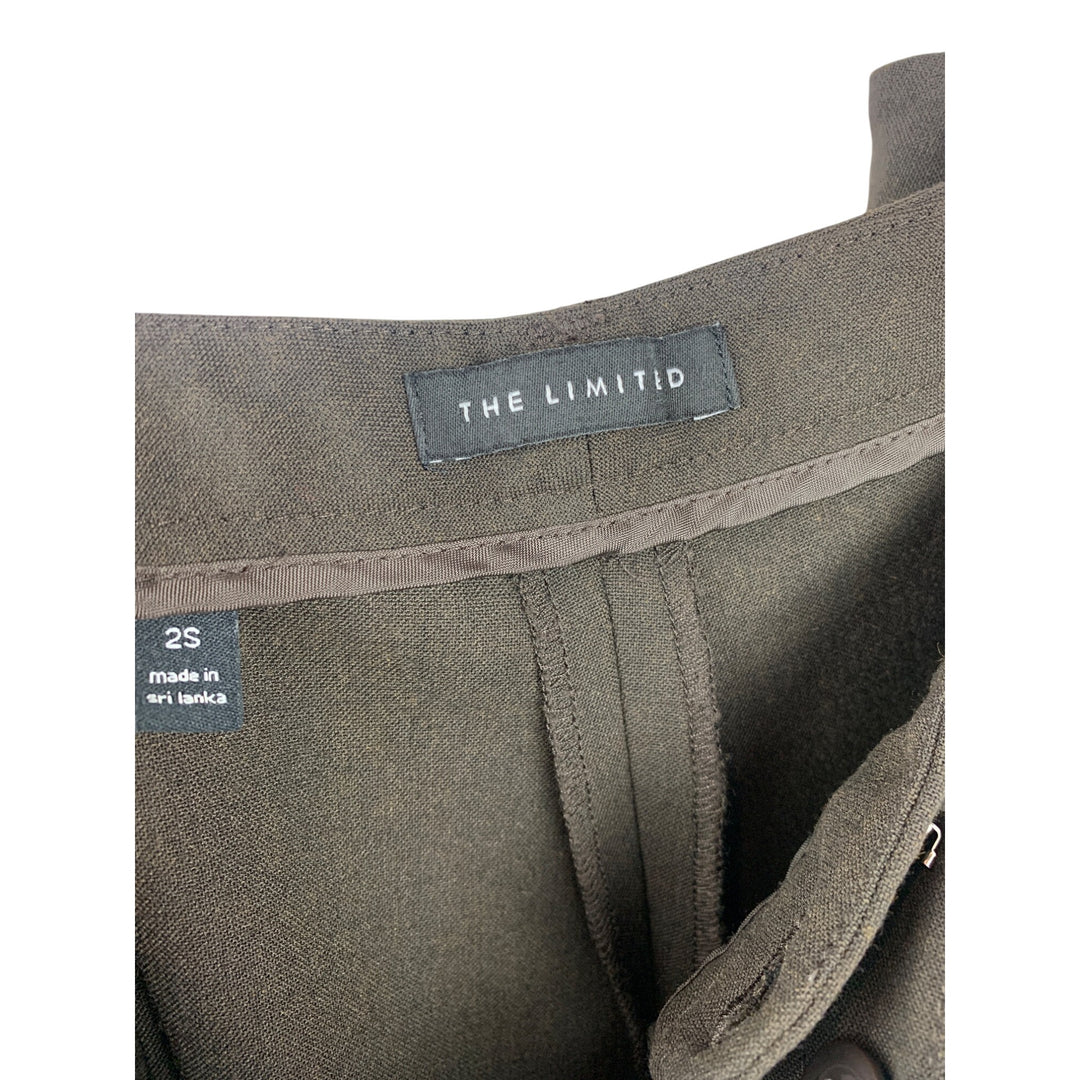 The Limited Womens Brown Flare Leg Pants Size 2S