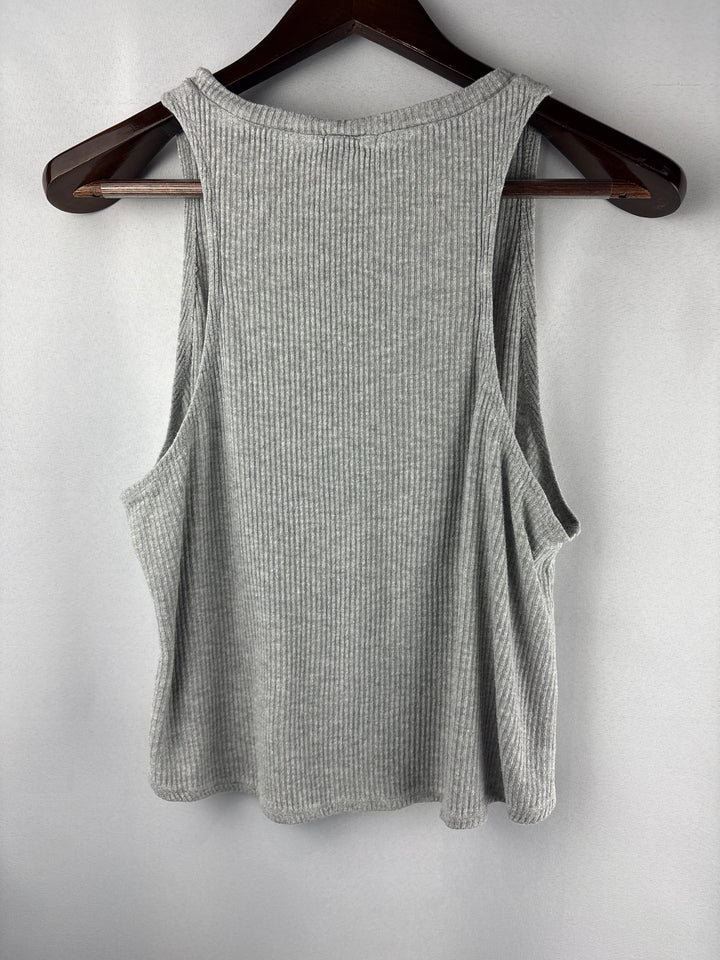 Women’s Eberjey Small Light Gray Ribbed Tank Top