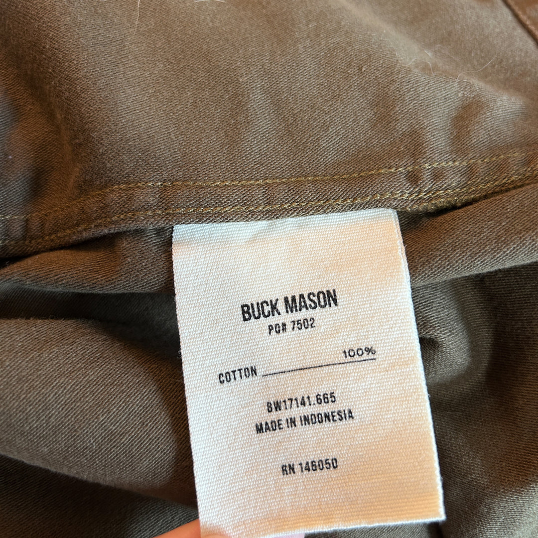 Buck Mason Women's Reverse Sateen Field Jacket Size Small Canvas Chore Jacket